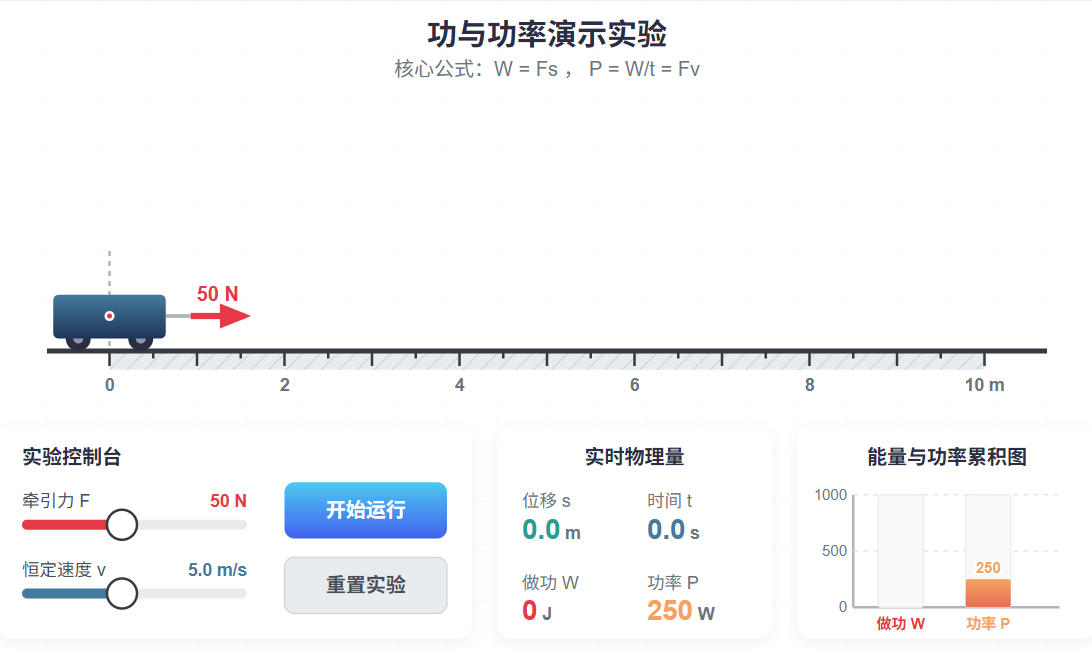 功与功率演示